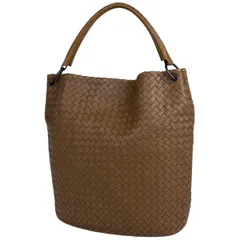 ボッテガヴェネタ BOTTEGAVENETA イントレチャート ショルダーバッグ ワンショルダー ショルダーバッグ レザー ブラウン 255691 レディース 【中古】