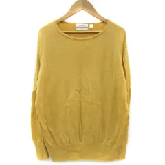 ニコアンド Niko and.. ニット カットソー 長袖 ウール混 3 M イエロー 黄色 /YM9