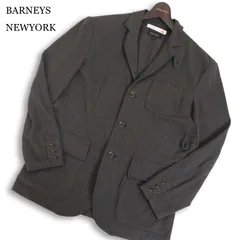 BARNEYS NEWYORK × melple バーニーズニューヨーク 秋冬★ アンコン テーラード ジャケット Sz.L メンズ グレー 日本製のサムネイル