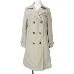 コムサイズム COMME CA ISM スプリングコート トレンチコート ダブル ロング 12-25ML01 ベージュ 7 S相当 X