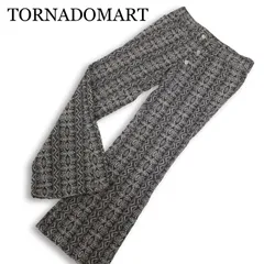 Y2K 00s archive★ TORNADOMART トルネードマート 通年 ジャガード総柄★ ブーツカット フレア デニム パンツ Sz.L メンズのサムネイル