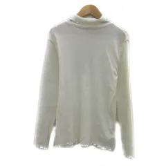 アーバンリサーチ サニーレーベル URBAN RESEARCH Sonny Label リブニット カットソー 長袖 タートルネック 無地 F アイボリー /YS30