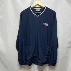 正規品/L THE NORTH FACE ザノースフェイス ウーブン ネイビー 機能性 ウォームアップ