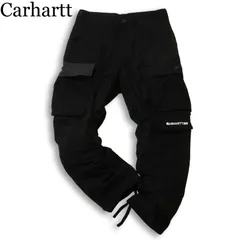 Carhartt カーハート GORDON PANT★ 裾絞り イージー カーゴ パンツ Sz.30 メンズ 黒