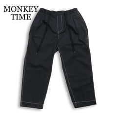 monkey time PE JACQUARD WIDE EASY パンツ - メルカリ