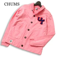 CHUMS チャムス 秋冬 裏起毛 スウェット★ パッチ ショールカラー ジャケット カーディガン Sz.S メンズのサムネイル