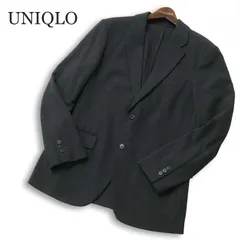 UNIQLO ユニクロ 通年 SLIM FIT★ 2WAYストレッチ テーラード ジャケット Sz.M　メンズ グレー