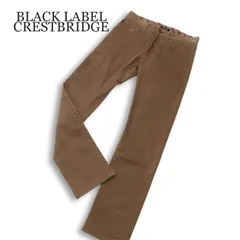 BLACK LABEL CRESTBRIDGE ブラックレーベル クレストブリッジ 秋冬 刺繍★ ストレッチ スリム パンツ Sz.70 メンズ