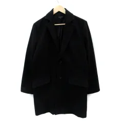 アーバンリサーチ URBAN RESEARCH チェスターコート ロング丈 40 L 黒 ブラック /SM7