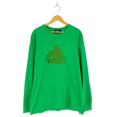 エクストララージ XLARGE ロゴ刺繍 ロングスリーブクルーネックカットソー メンズ import:L