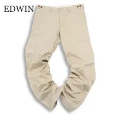 EDWIN エドウィン K4033 通年 ストレッチ★ ストレート トラウザー パンツ Sz.34 メンズ 大きいサイズ
