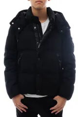 ナノユニバース／nano universe ダウンジャケット JKT アウター メンズ 男性 男性用 ウール 毛 ブラック 黒  NUC64DW0918TS G-2 フード付き 定番