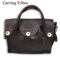 GRACE CONTINENTAL グレースコンチネンタル Carving Tribes カービングトライブス マエストラ バッグ Sz.F レディース