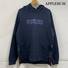 アップルバム スウェット パーカー フーディー ロゴ プリント プルオーバー サイドジップ メンズ L ISItems【USED】【古着】【中古】50151906