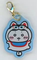 【中古】キーホルダー ハチワレ 「ちいかわ なんか小さくてかわいいやつ 川越 トレーディング 犬張り子になっちやったアクリルチャーム」 ちいかわもぐもぐ本舗限定