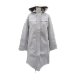 マーキュリーデュオ MERCURYDUO コート ロング丈 ジップアップ フード付き F ライトグレー /YK3