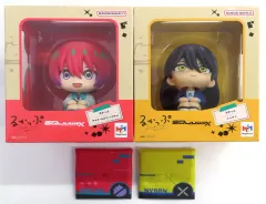【中古】フィギュア るかっぷ アマテ・ユズリハ(マチュ)＆ニャアン セット 限定座布団付き 「機動戦士Gundam GQuuuuuuX」 メガトレショップ＆プレミアムバンダイ限定