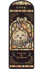 【中古】ブックカバー・栞 うさぎ 「ちいかわ なんか小さくてかわいいやつ まじかるちいかわ トレーディングステンドグラス風クリアブックマーカー」