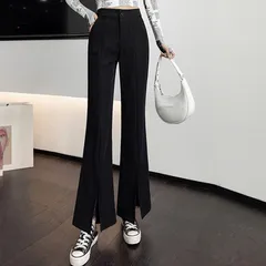 セミフレアパンツ レディース 秋