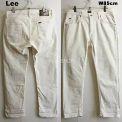 Lee　リー　アンクルパンツ　W85cm / W32 / M　ストレッチ　スリムテーパード　アイボリー ホワイト / 白　LM4122　メンズ