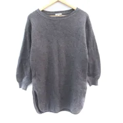 スタディオクリップ Studio Clip ニットワンピース ミニ丈 長袖 F グレー /SM15