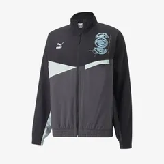 【送料無料・匿名配送】Puma プーマ マンチェスターシティ 22/23 ウーブン ジャケット 灰 青 黒 新品 正規品 防寒 22/23モデル