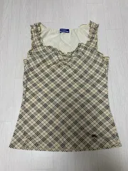 バーバリー ブルーレーベル チェック タンクトップ ノースリーブ ヴィンテージ