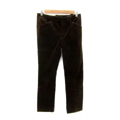 ラルフローレン RALPH LAUREN コーデユロイパンツ スリムパンツ ロング丈 無地 4 茶 ブラウン /SY27