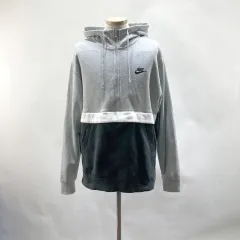 ナイキ クラブ ハーフジップアップ フーディー 起毛 メンズ XL ヴィンテージ