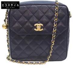 CHANEL シャネル 2番 ﾈｲﾋﾞｰ G金具 ｷｬﾋﾞｱ 外ﾎﾟｹｯﾄ ｺｺﾎﾞｰﾙ ｽｸｴｱﾁｪｰﾝｼｮﾙﾀﾞｰ