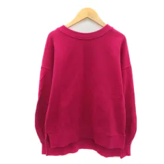 プラステ PLST トレーナー スウェット 長袖 M マゼンタ /YK27