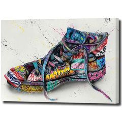 水晶絵 NIKE ナイキ スニーカー アートパネル 絵 絵画 額絵 額縁