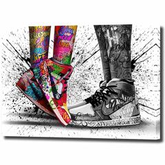 水晶絵 NIKE ナイキ スニーカー アートパネル 絵 絵画 額絵 額縁