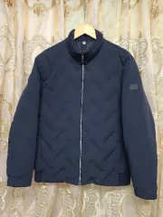 メンズ DAKS ロンドン ゴルフ ネイビー ダウン アウター