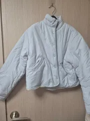 新品 スカイブルー シープスキン ボア裏地 ダウン アウター フリーサイズ