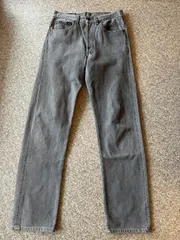 90s Levi's USA製 ブラックデニム 先染め 501