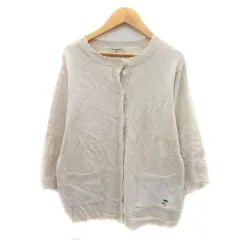 サマンサモスモス SM2 カーディガン ミドル丈 七分袖 F ベージュ /YK27