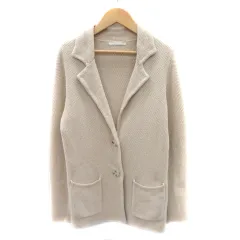 ドゥクラッセ DoCLASSE ジャケット ミドル丈 シングルボタン M ベージュ /YK15