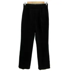 クラシカルエルフ CLASSICAL ELF スラックスパンツ ロング丈 無地 ハイウエスト M 黒 ブラック /YS31