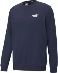 プーマ PUMA ESS スモールロゴ クルースウェット メンズ 長袖 トップス クルーネック トレーナー シンプル ベーシック トレーニング フィットネス ジム 部活 チーム  589034 06 ピーコート