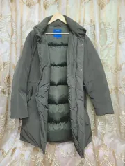 GIORDANO メンズ ダウンジャケット カーキ色