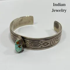 古着 アクセサリー ターコイズ ブレスレット バングル ナバホ族 インディアンジュエリー メンズ - ISItems【USED】【古着】【中古】50152101