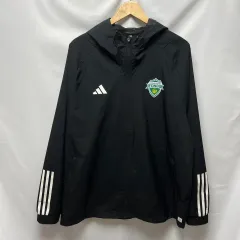 正規品/3XL adidas アディダス 全北現代モータース Tシャツ (TIRO23) オールウェザー ブラック トレーニング ウィンドブレーカー