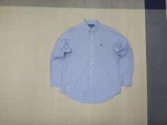 (100) POLO RALPH LAUREN メンズ CHECK 長袖 コットン シャツ