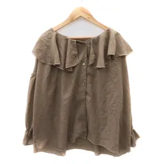 クラシカルエルフ CLASSICAL ELF シャツ ブラウス 長袖 L ベージュ /YK8