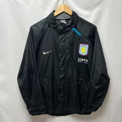 正規品/M NIKE アストンビラ ブラック トレーナー ウーブン ウィンドブレーカー