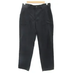 アーバンリサーチ URBAN RESEARCH ベイカーパンツ テーパードパンツ アンクル丈 38 M ブラック 黒 /YM15