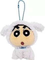 【中古】ぬいぐるみマスコット・ぬいぐるみバッジ シロしんちゃん ぬいぐるみマスコット 「クレヨンしんちゃん」