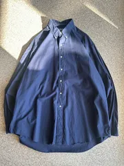 POLO Ralph Lauren 90s BLAKE 同色刺繍 XXL ネイビー　ボタンダウンシャツ