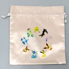 【中古】雑貨 ピカチュウ＆イーブイ(進化系7種) 巾着ポーチ ポーチコレクション 「ポケットモンスター ブリリアントダイヤモンド・シャイニングパール 発売記念くじ」 F賞